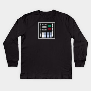 Vader Control Panel Kids Long Sleeve T-Shirt